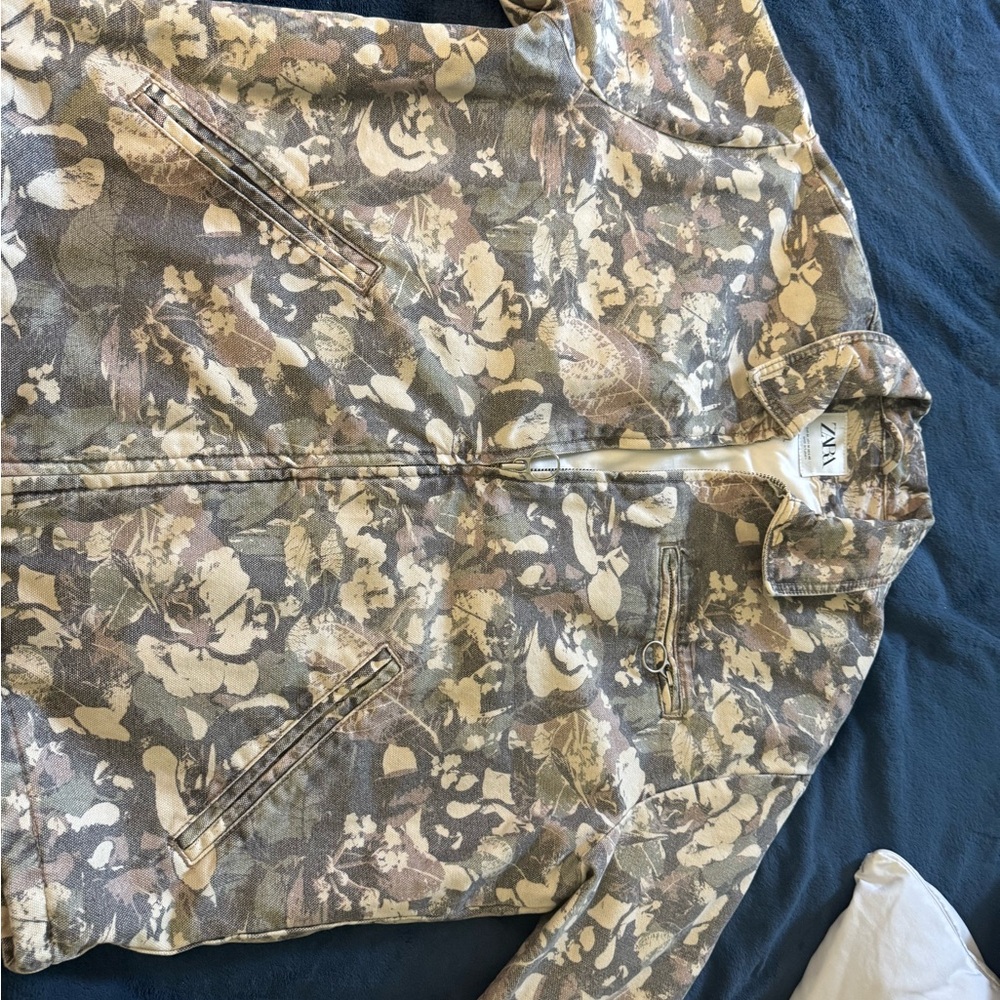 Zara Camouflage Pattern Jacket